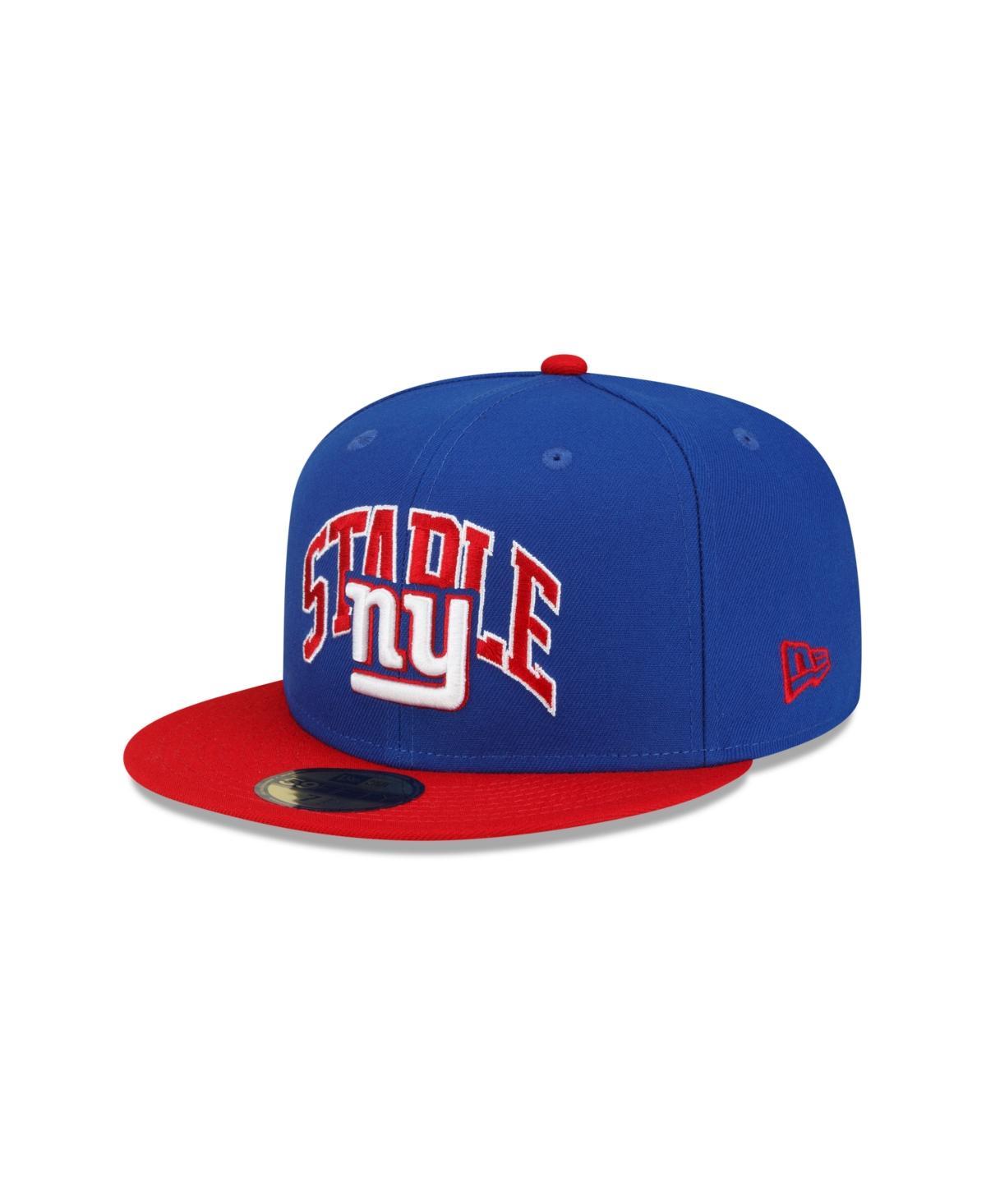 Mens New Era X Staple Royal New York Giants Pigeon 59Fifty Fitted Hat - Royal Product Image