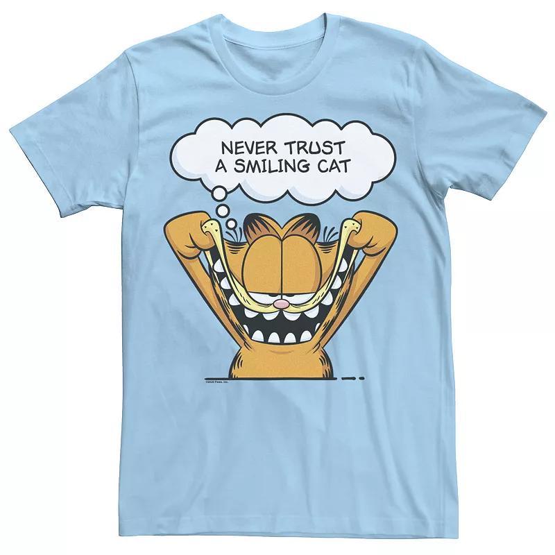 Mens Garfield Smiling Cat Comic Tee Product Image