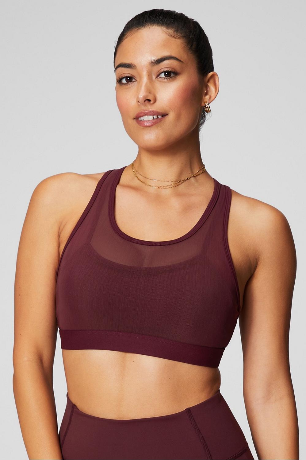 Fabletics Faye High Impact Sports Bra Womens red plus Size 2X Product Image