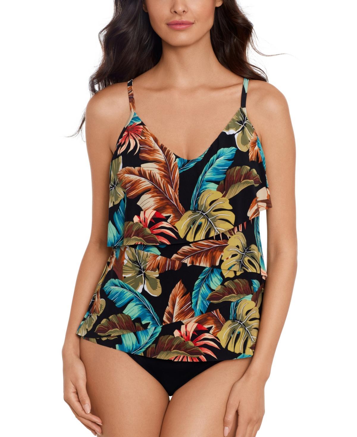 Womens Aloe Chloe Palm Tankini Top Product Image