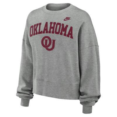 Oklahoma Sooners Legacy Classic Arch Nike Womens College Pullover Crew Product Image