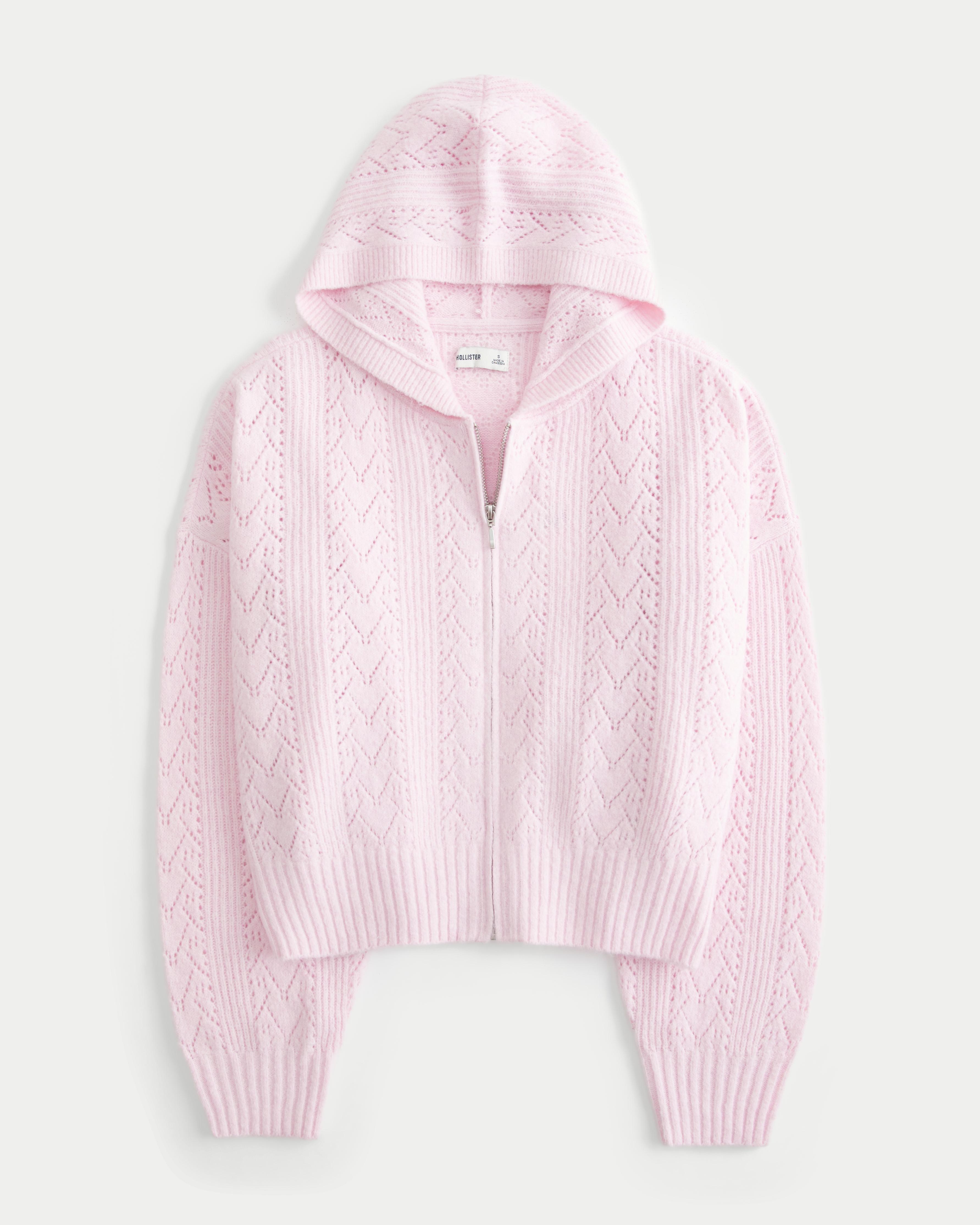 Hollister Comfy Cloud Easy Zip-Up Sweater Hoodie Product Image