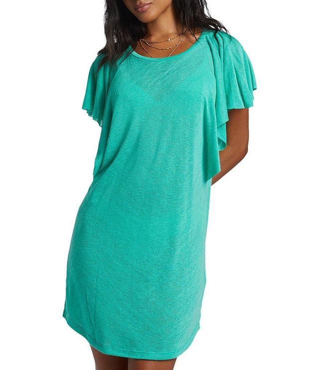 Billabong Out For Waves Flutter Sleeve Cover Up Dress Product Image