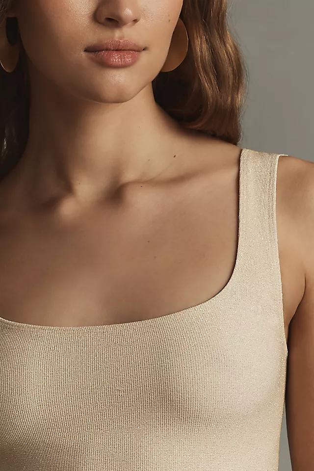 The Hannah Seamless Textured Tank: Lurex Edition Product Image