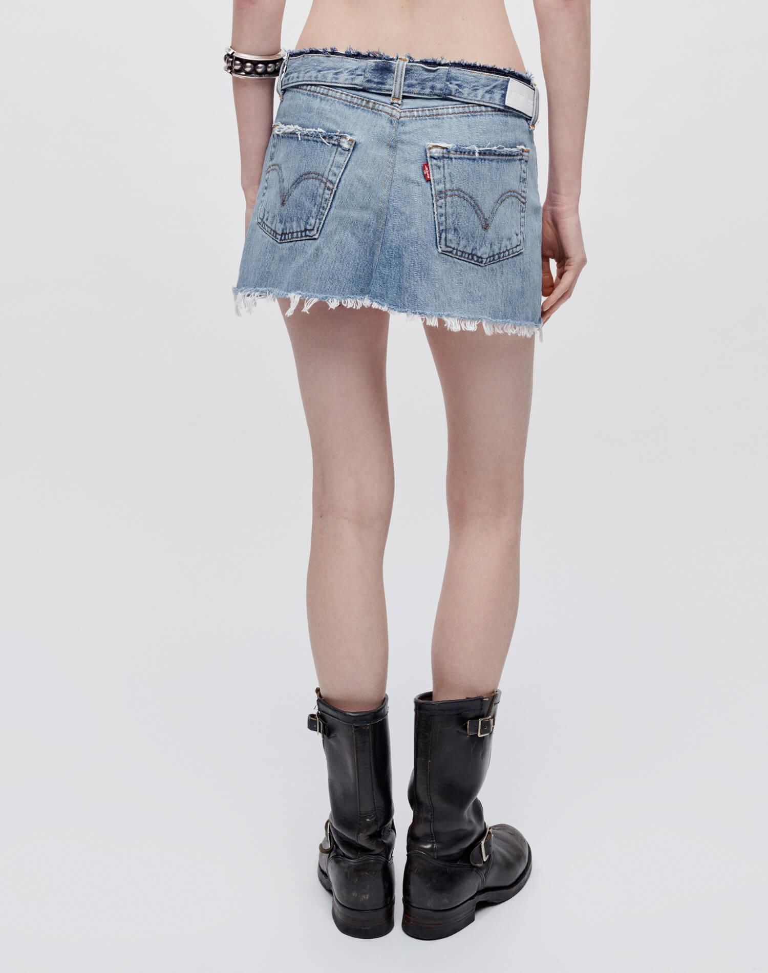 Levi's Raw Waist Mini Skirt Female Product Image