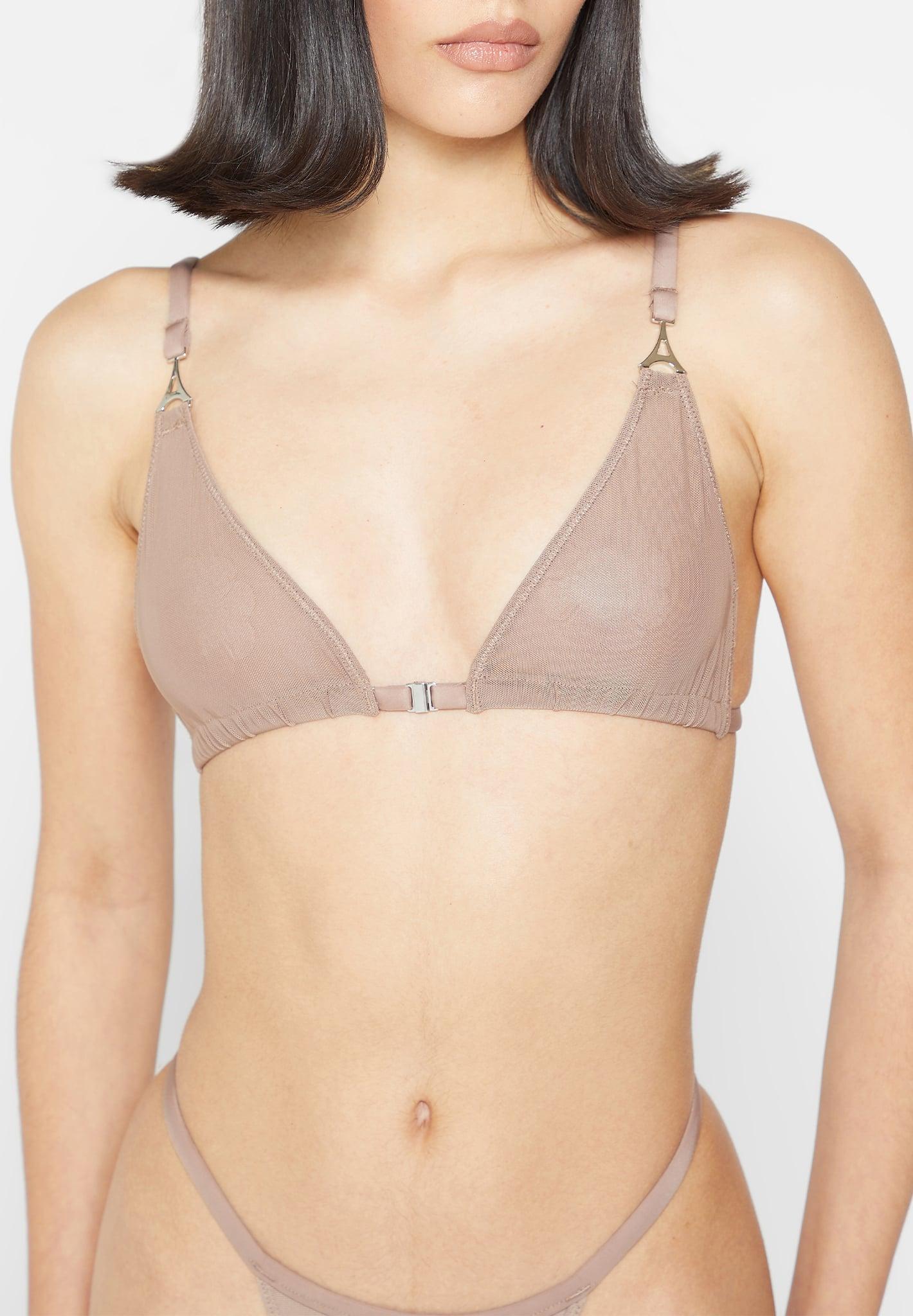 Mesh G-String - Taupe Female Product Image