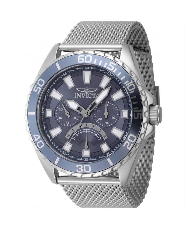 Invicta Mens 46905 Pro Diver Quartz Chronograph Blue Dial Watch - Blue Product Image