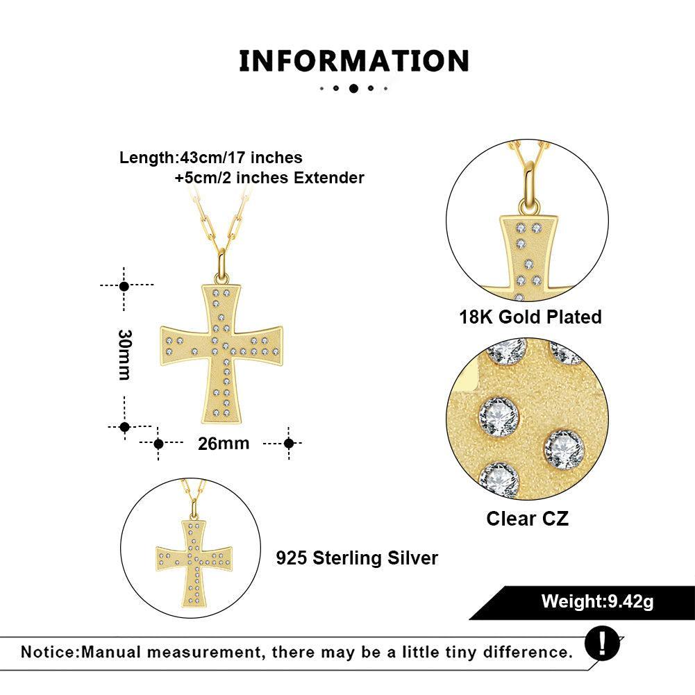 Touchstone Cross Faith/Family Necklace Gold Product Image