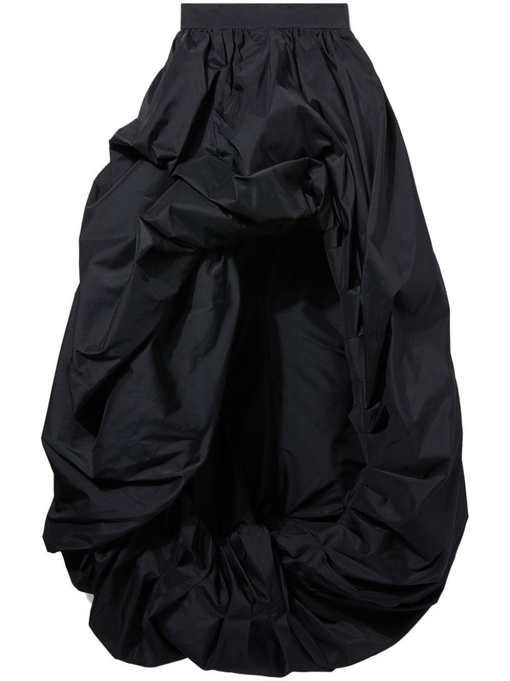 asymmetric taffeta full skirt Product Image