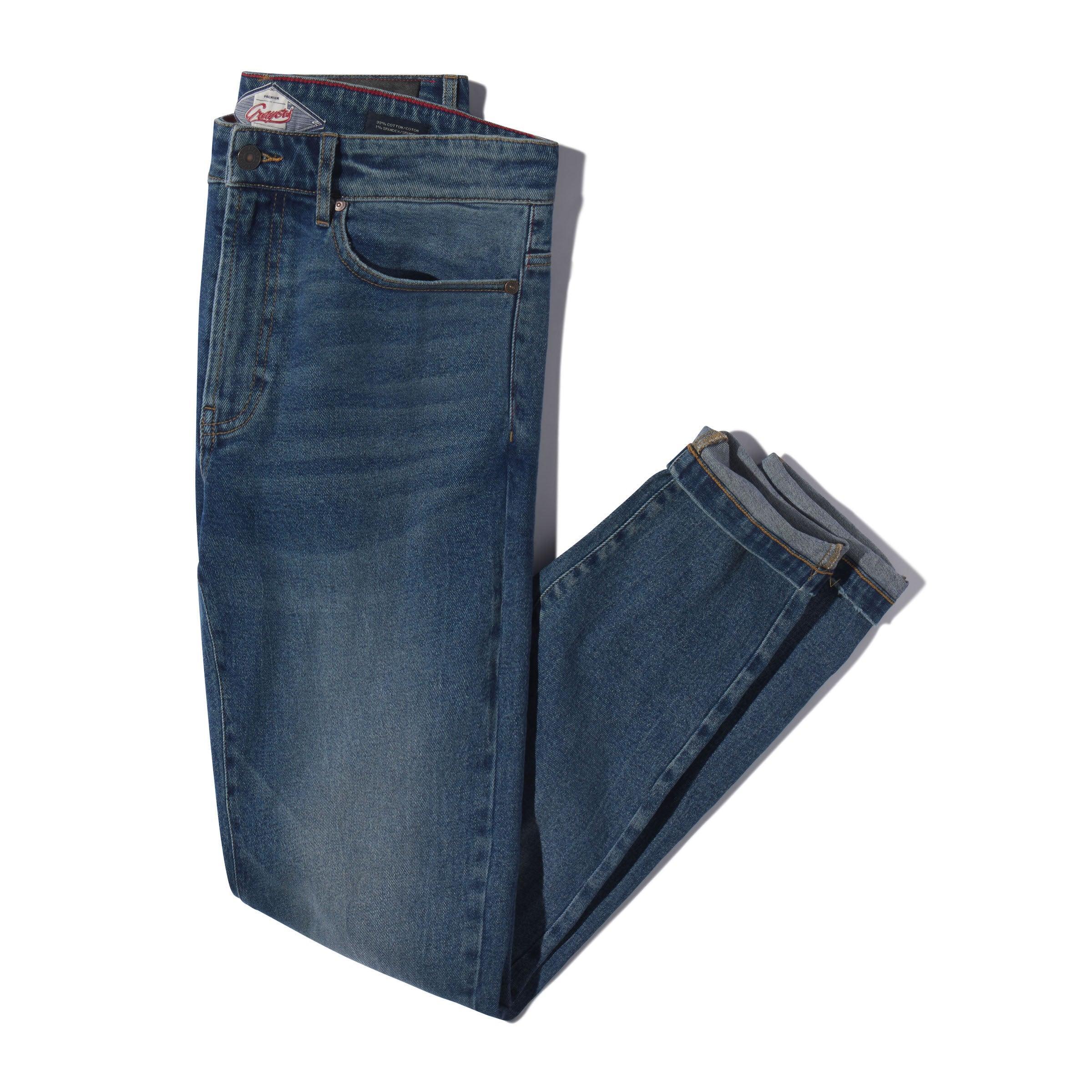 Edward Stretch Straight Fit Denim - Vintage Wash Product Image