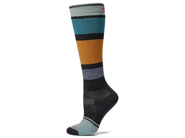 Smartwool Snowboard Targeted Cushion Over-the-Calf Socks (Charcoal) Women's No Show Socks Shoes Product Image