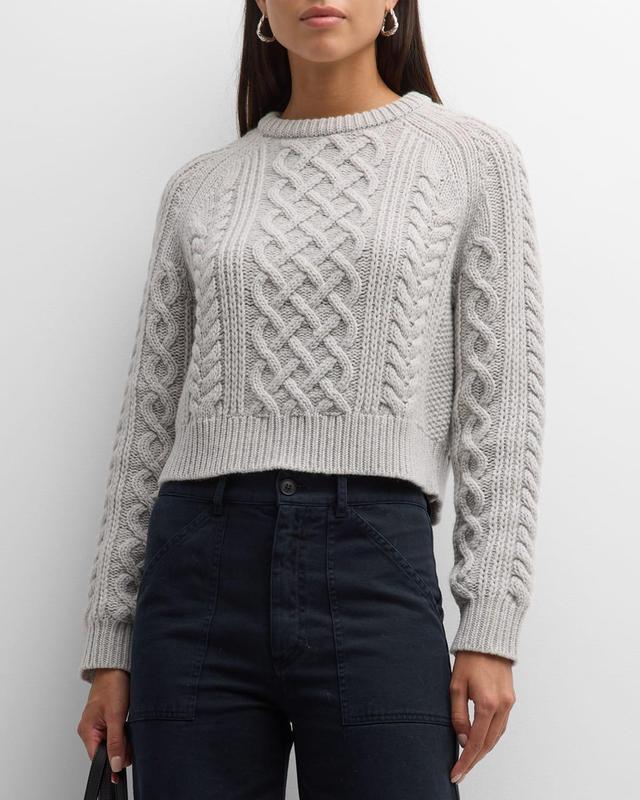 Womens Coras Wool Cable-Knit Sweater Product Image