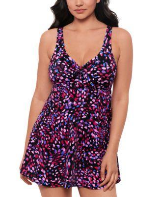 Women's Abstract Printed One-Piece Swimsuit, Created for Macy's Product Image