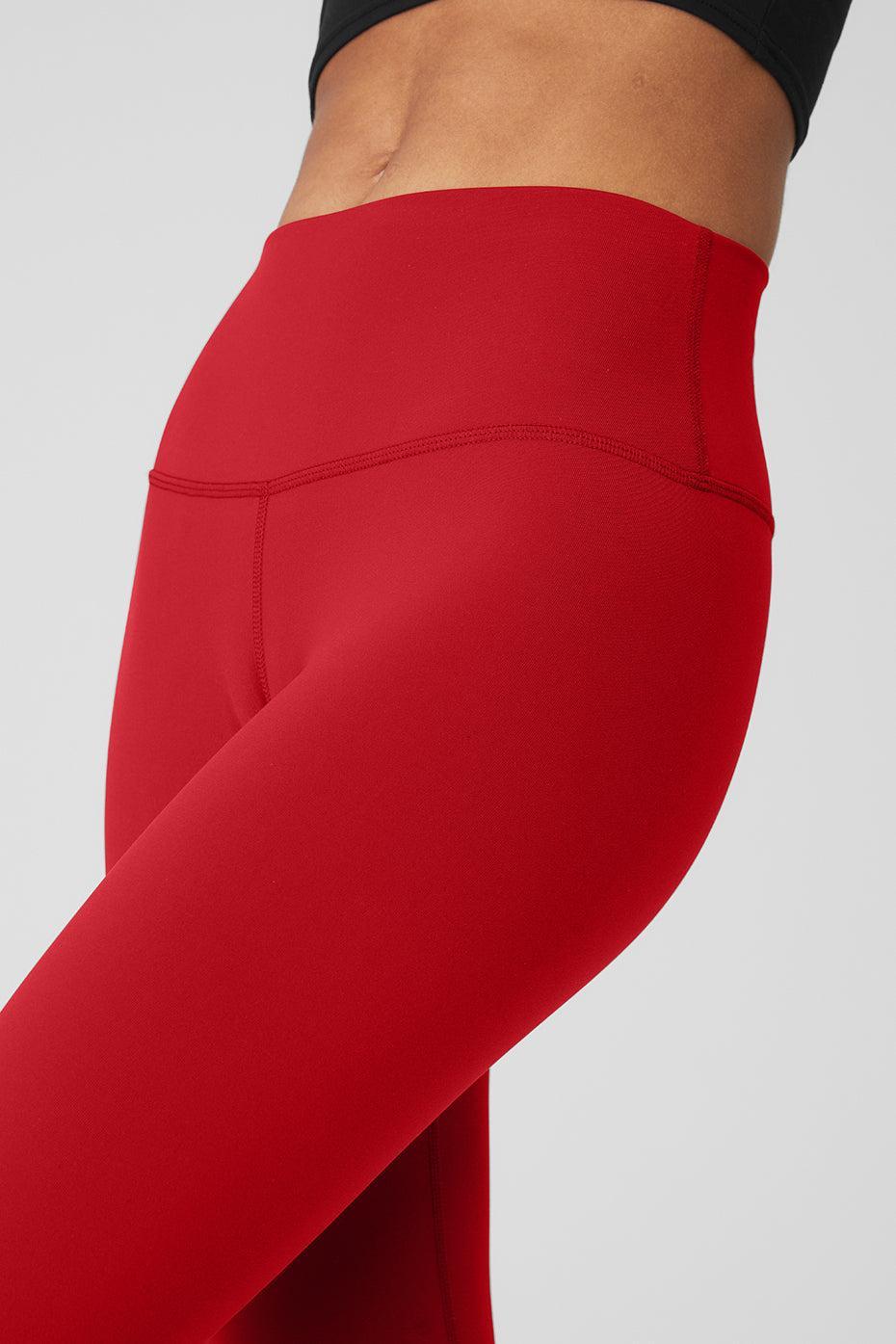 7/8 High-Waist Airbrush Legging - Classic Red Female Product Image