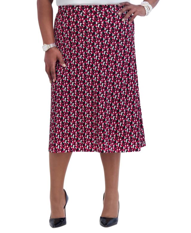 Women's Printed Ity Pull-On A-Line Skirt Product Image