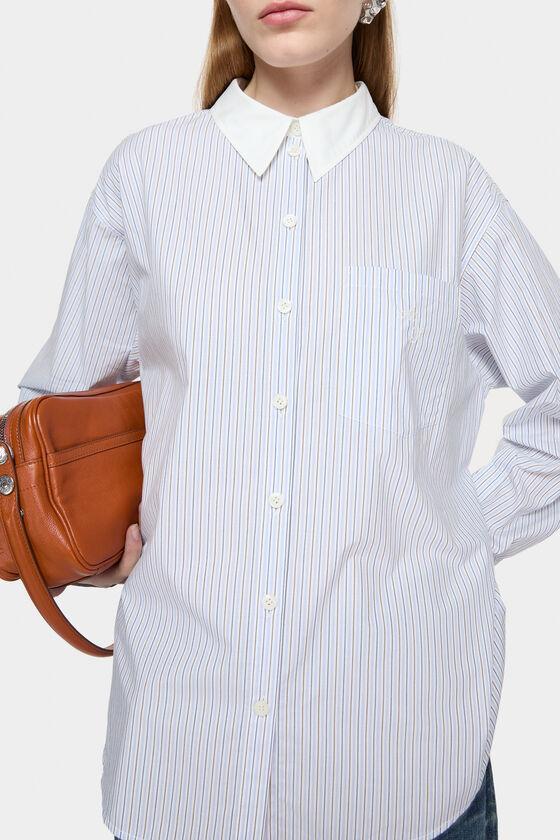 Stripe button-up shirt Product Image