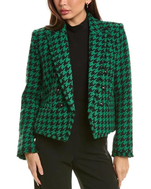 L AGENCE L'agence Brooke Wool-blend Blazer In Green Product Image