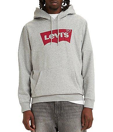 Levis Long-Sleeve Batwing Graphic Fleece Hoodie Product Image