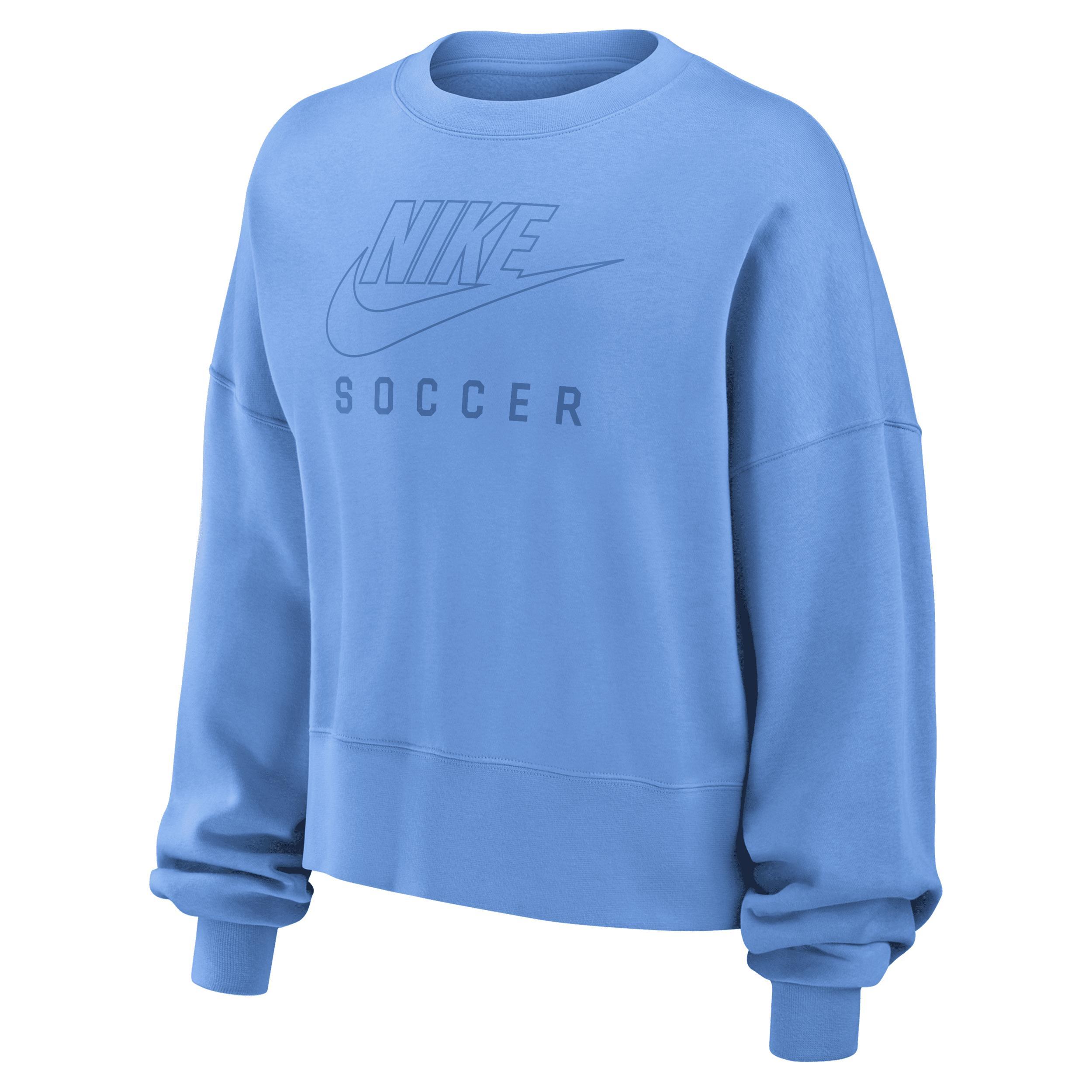 Nike Womens Phoenix Fleece Soccer Crew-Neck Sweatshirt product image