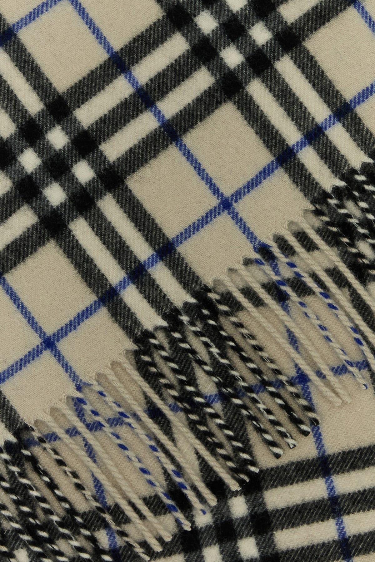 BURBERRY Embroidered Cashmere Scarf In Multicolor Product Image