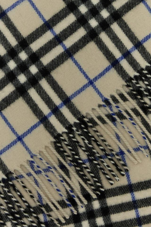 BURBERRY Embroidered Cashmere Scarf In Multicolor Product Image