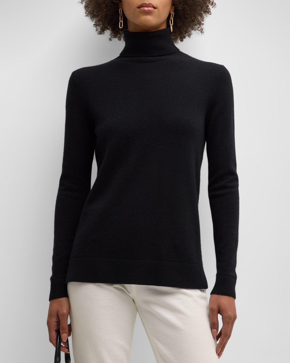 Cashmere Basic Turtleneck Top Product Image