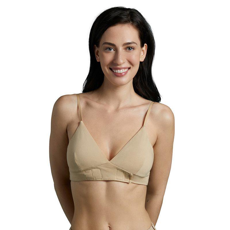 Slick Chicks Womens Side Fastener Adaptive Bra - Beige XS Product Image