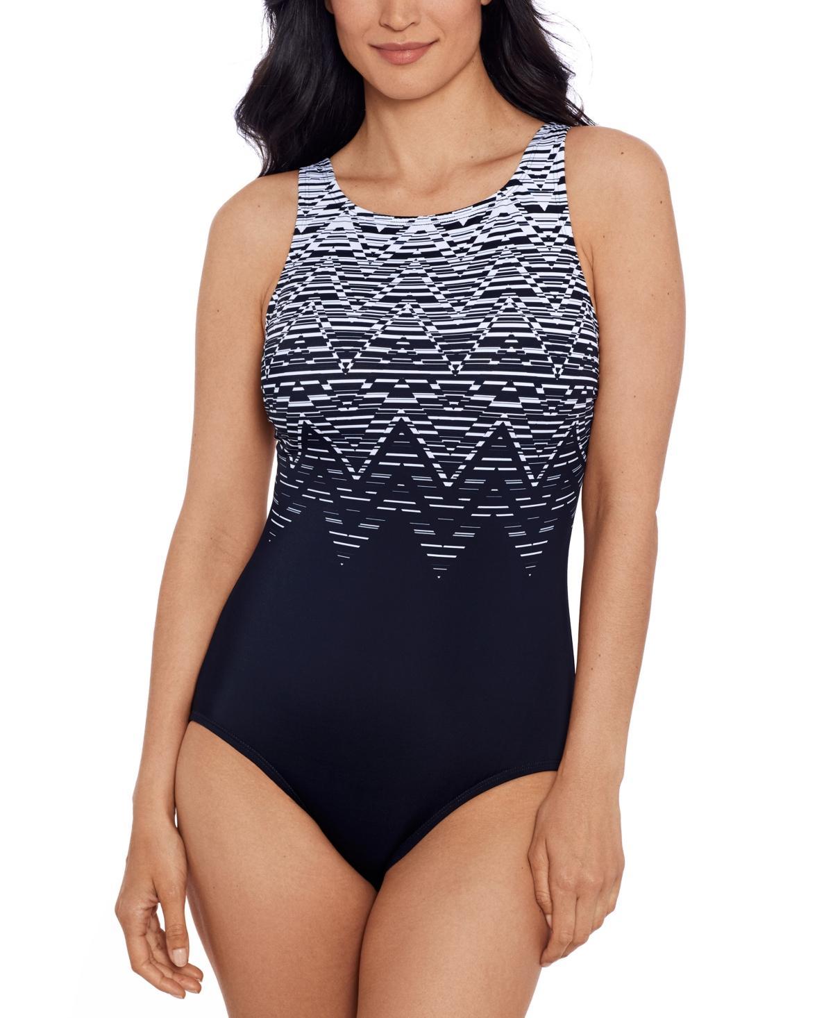 Women's High-Neck One-Piece Swimsuit Product Image