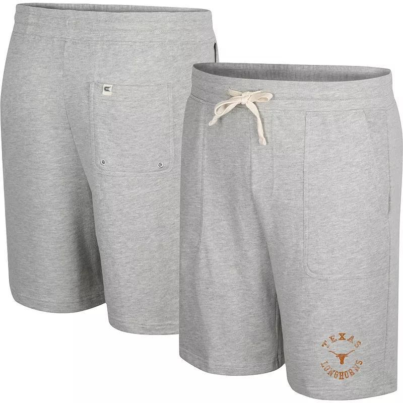 Mens Colosseum Heather Gray Texas Longhorns Love To Hear This Terry Shorts Product Image