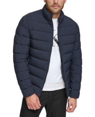 Calvin Klein Mens Quilted Infinite Stretch Water-Resistant Puffer Jacket Product Image