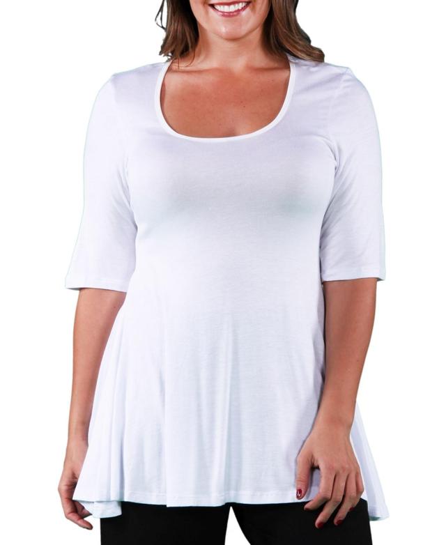 24seven Comfort Apparel Plus Size Tunic Top Product Image