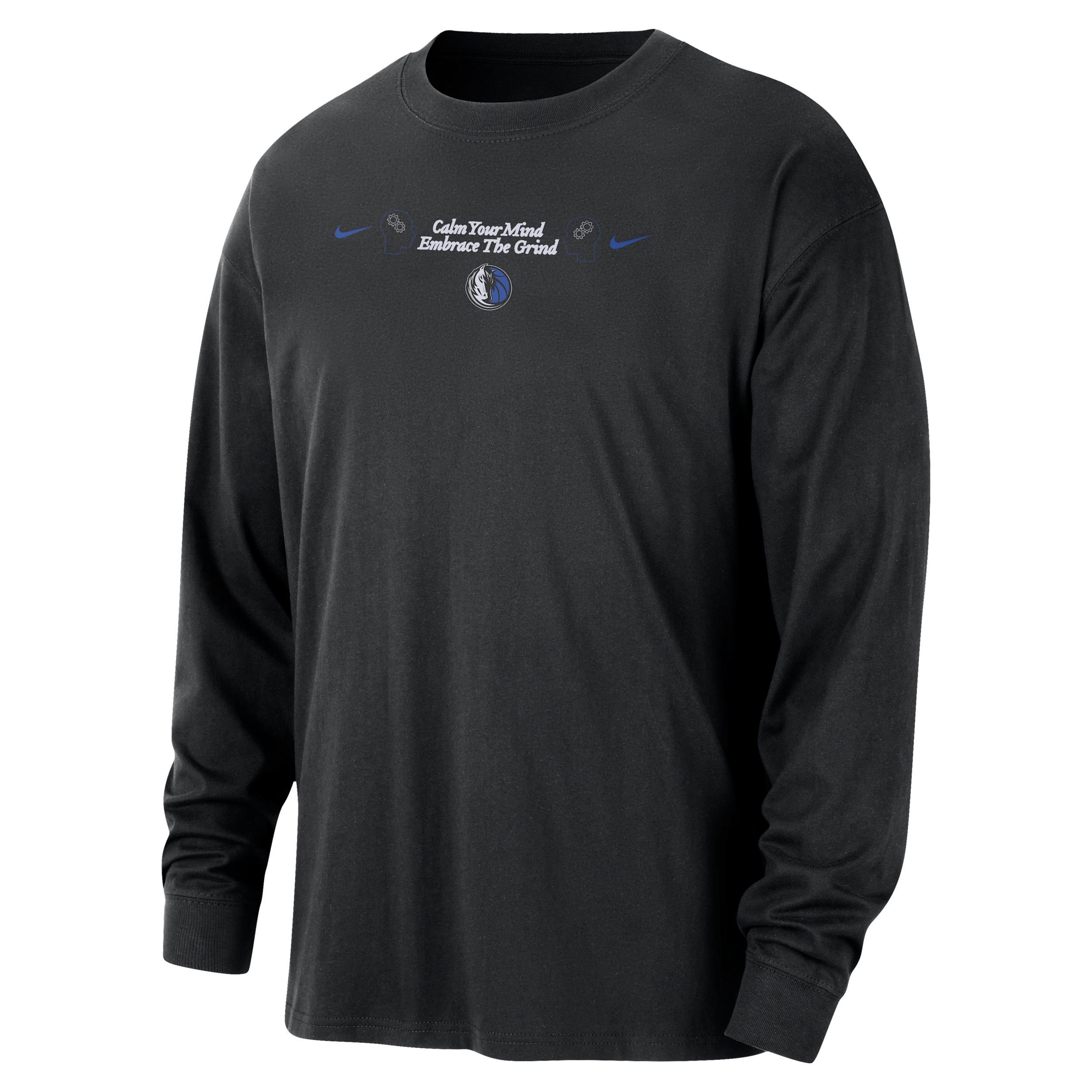 Dallas Mavericks Courtside Nike Men's NBA Max90 Long-Sleeve T-Shirt Product Image