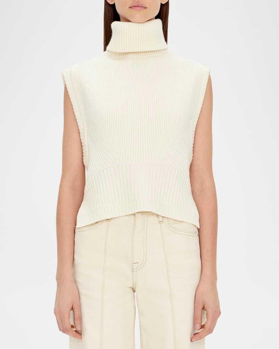 Maple Wool & Cashmere Sleeveless Turtleneck Top Product Image