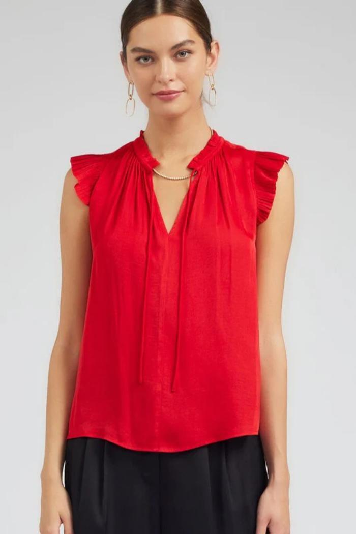 Pleated Holiday Top Product Image