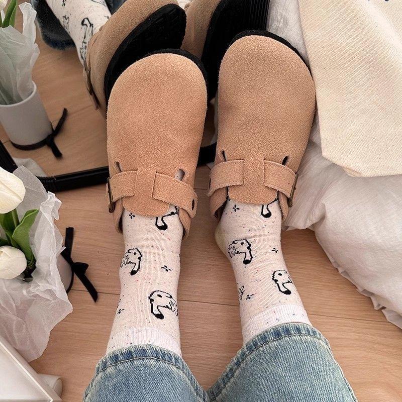 Cat Jacquard Crew Socks Set Product Image