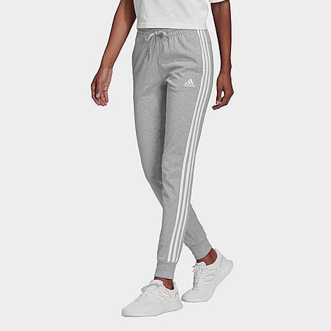 Adidas Womens Essentials 3-Stripes Single Jersey Jogger Pants Product Image