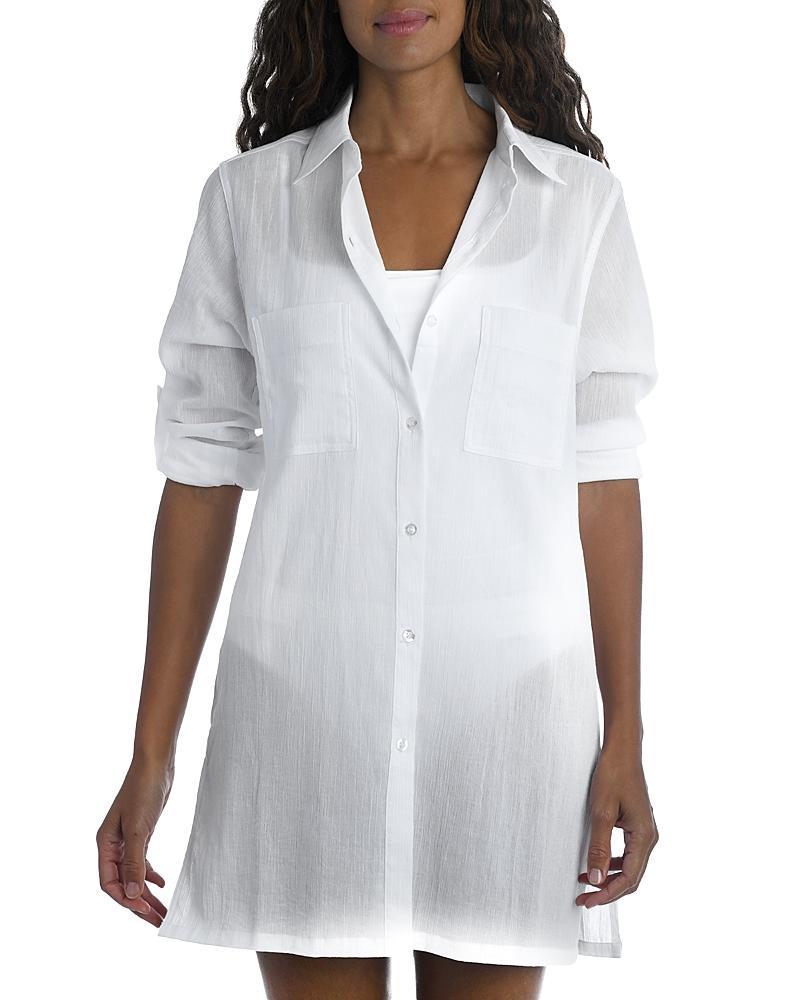 La Blanca Island Fare Resort Camp Shirt Cover Up Product Image