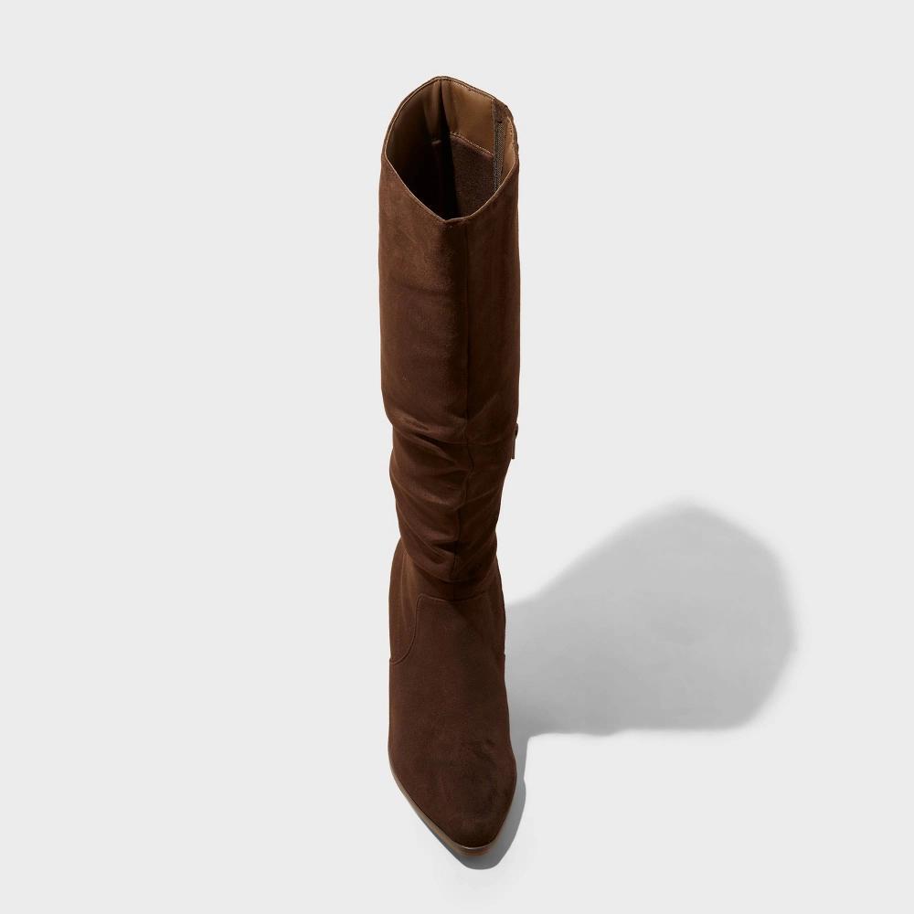 Women's Junie Tall Boots - Universal Thread™ Brown 7 Product Image