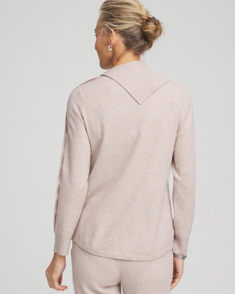 Zenergy® Luxe Cashmere Blend Mock Neck Sweater Product Image