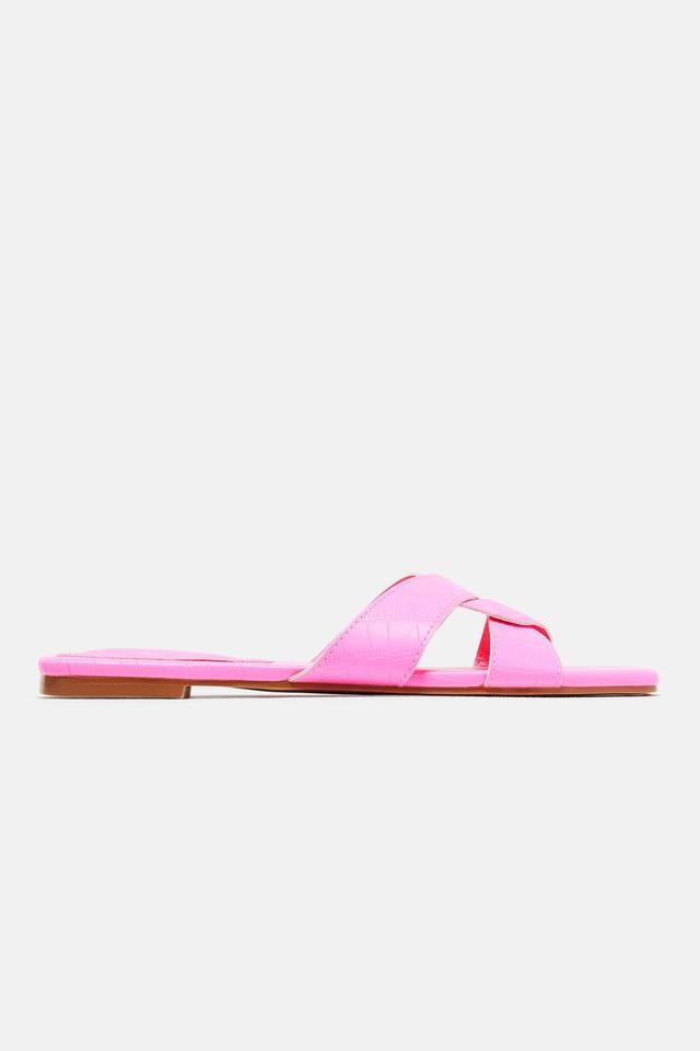 Kallan Flat Sandals - Pink Product Image