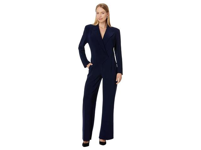 Norma Kamali Double Breasted Straight Leg Jumpsuit (True ) Women's Dress Pants Product Image