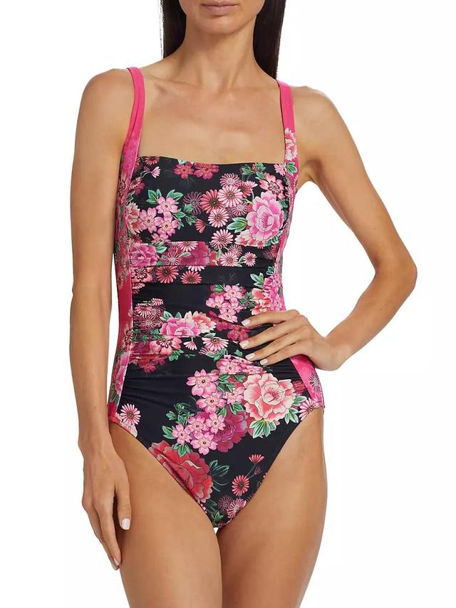 Ruched One-Piece Swimsuit Product Image