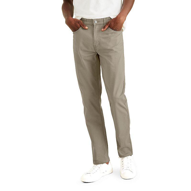 Mens Dockers Straight-Fit Jean Cut Khaki All Seasons Tech Pants Lt Brown Product Image