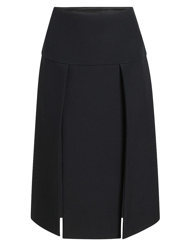 Womens Kidd Pleated Midi-Skirt Product Image