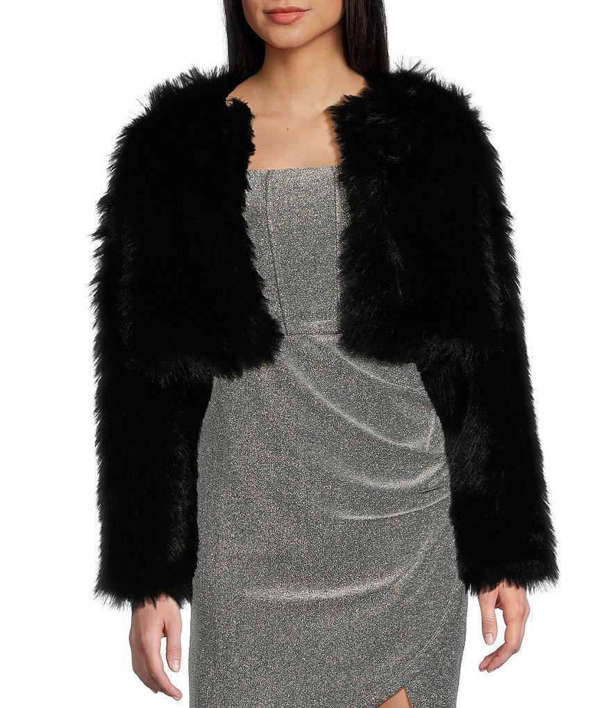 Say What Long Sleeve Faux Fur Jacket product image