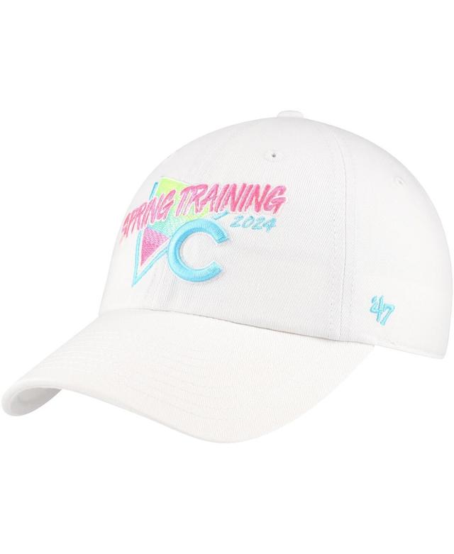 Mens 47 White Chicago Cubs 2024 Spring Training Vapor Wave Clean Up Adjustable Hat at Nordstrom Product Image