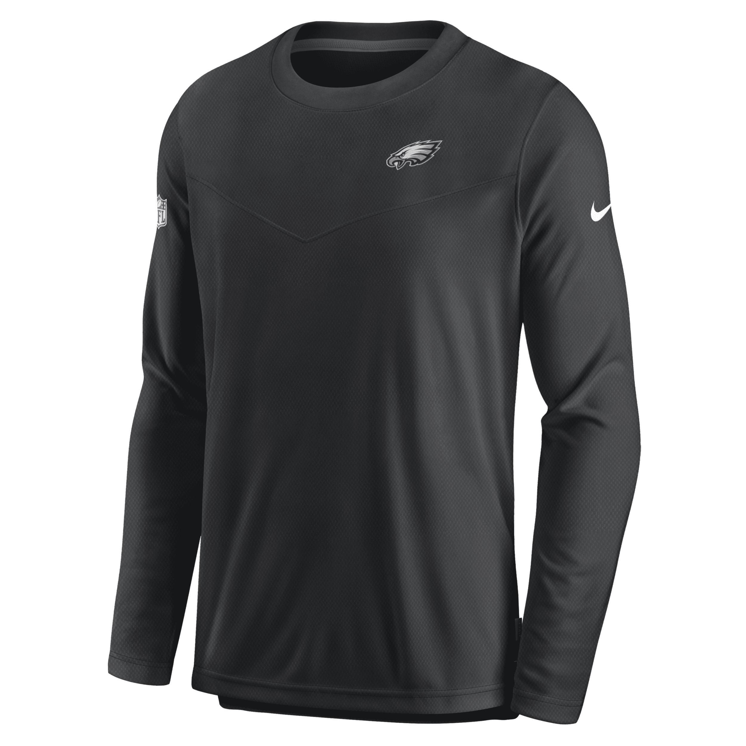 Mens Nike Royal New York Giants Sideline Lockup Performance Long Sleeve T-Shirt Product Image