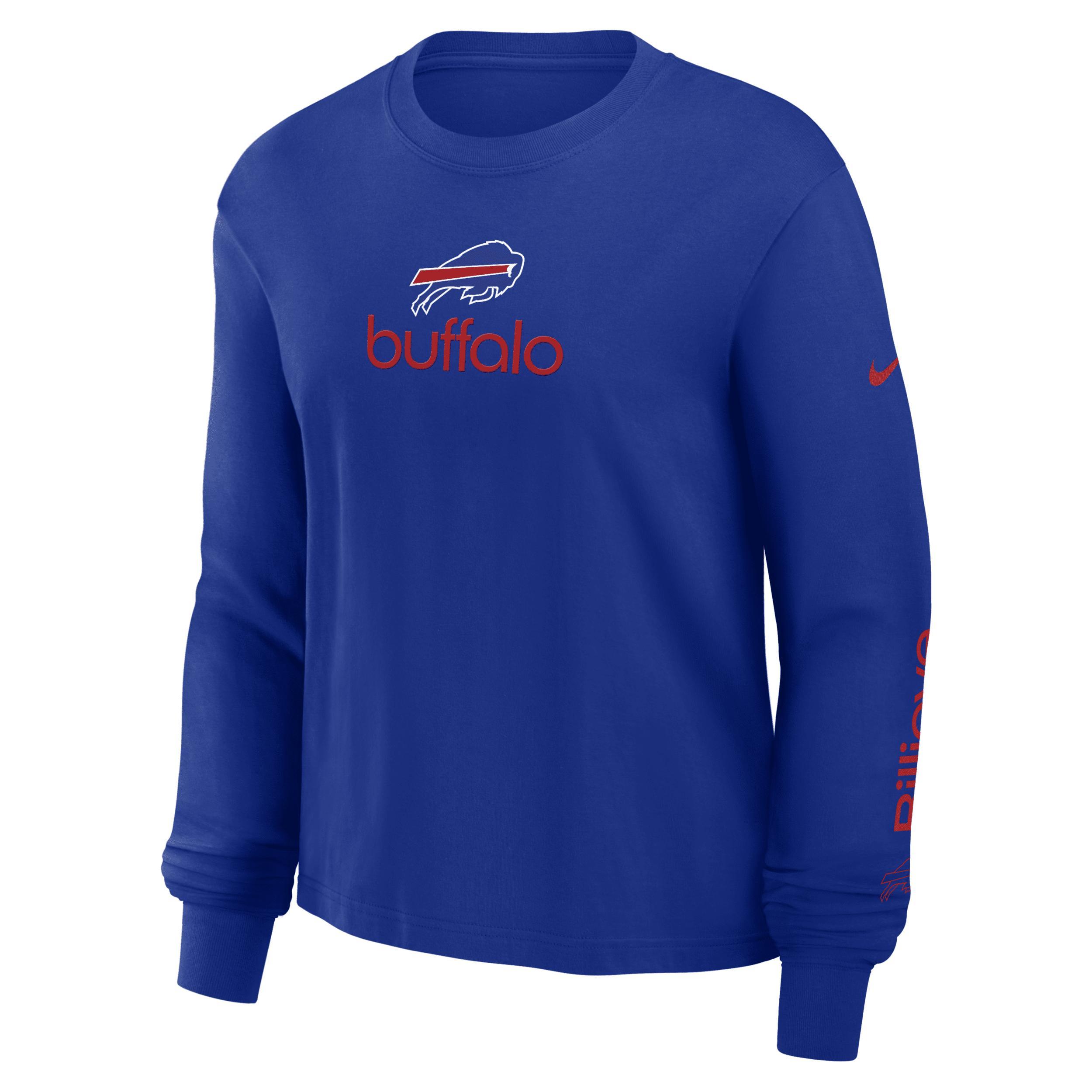 Buffalo Bills Boxy Nike Women's NFL Long-Sleeve T-Shirt Product Image