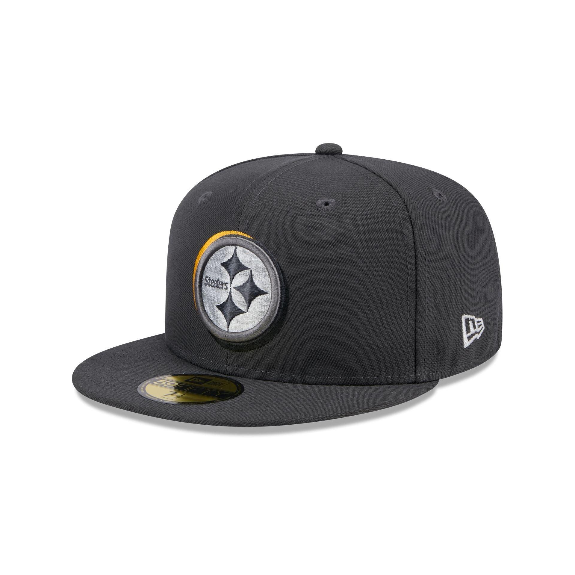 Pittsburgh Steelers 2024 Draft Gray 59FIFTY Fitted Hat Male Product Image