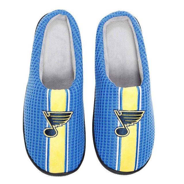 Mens FOCO St. Louis s Team Stripe Memory Foam Slide Slippers Product Image